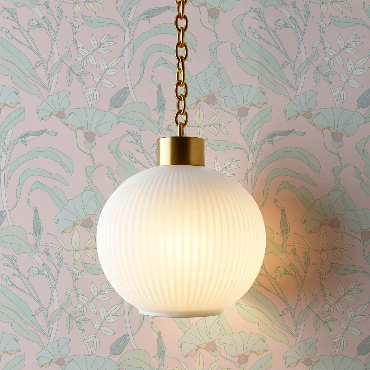 Phoebe Bindweed Pastel Wallpaper