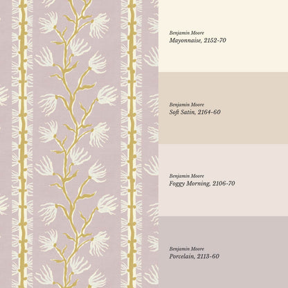 Pilar Branches Pale Lilac Blush Cream Wallpaper