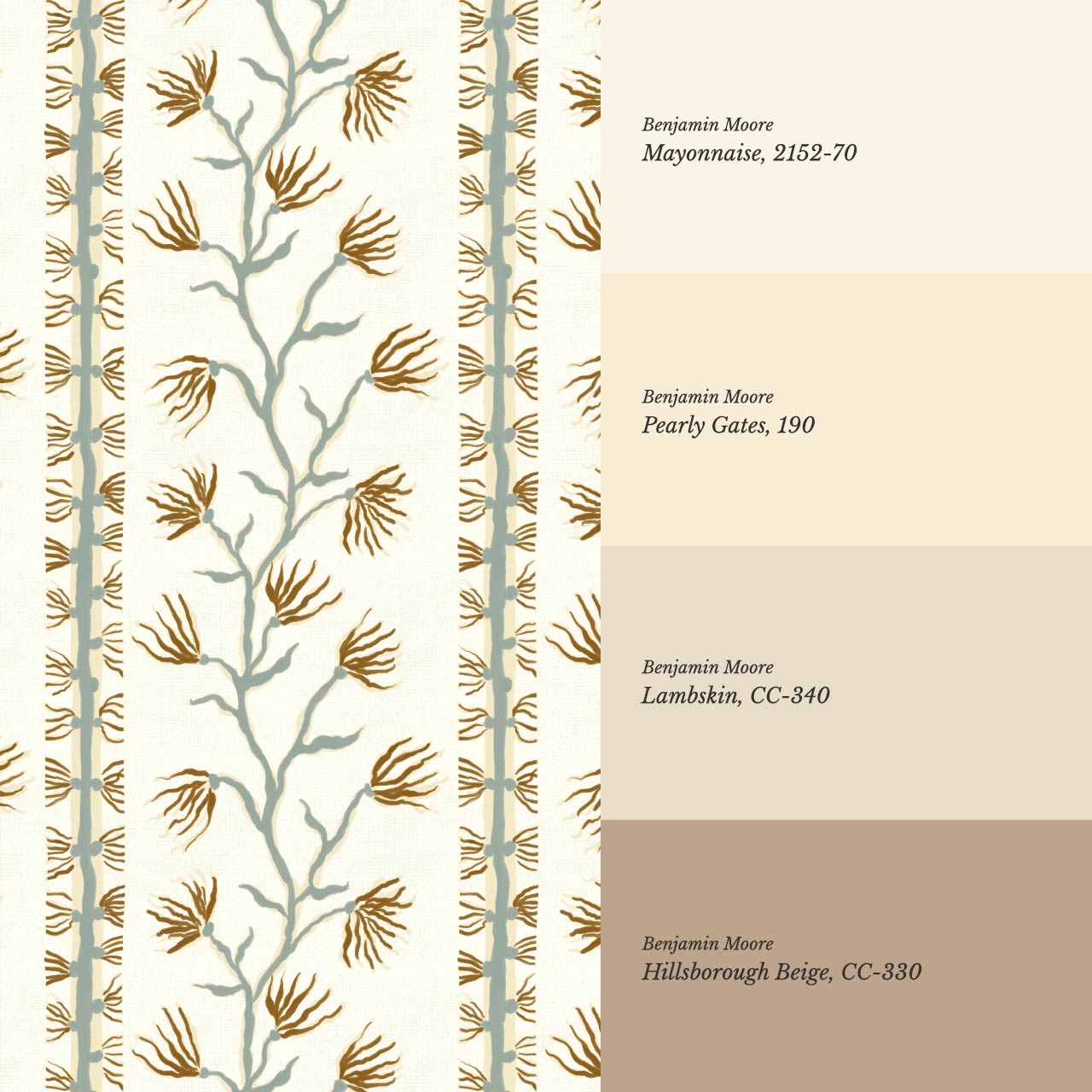 Pilar Branches Sage Brown Wallpaper