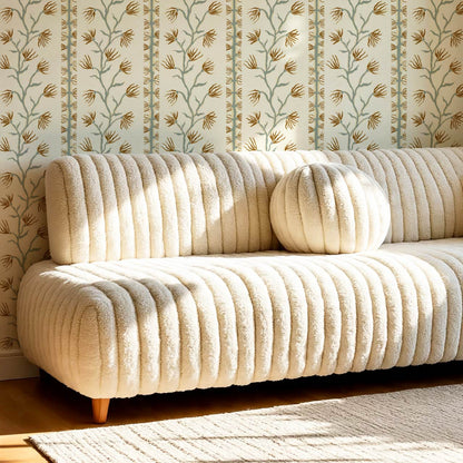 Pilar Branches Sage Brown Wallpaper