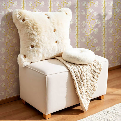 Pilar Branches Pale Lilac Blush Cream Wallpaper