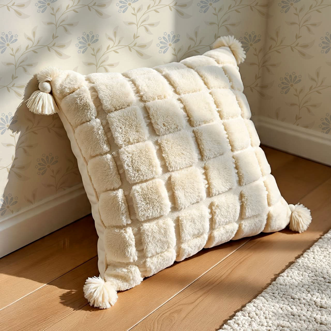 Piper Meadow Waltz Sky Cream Wallpaper