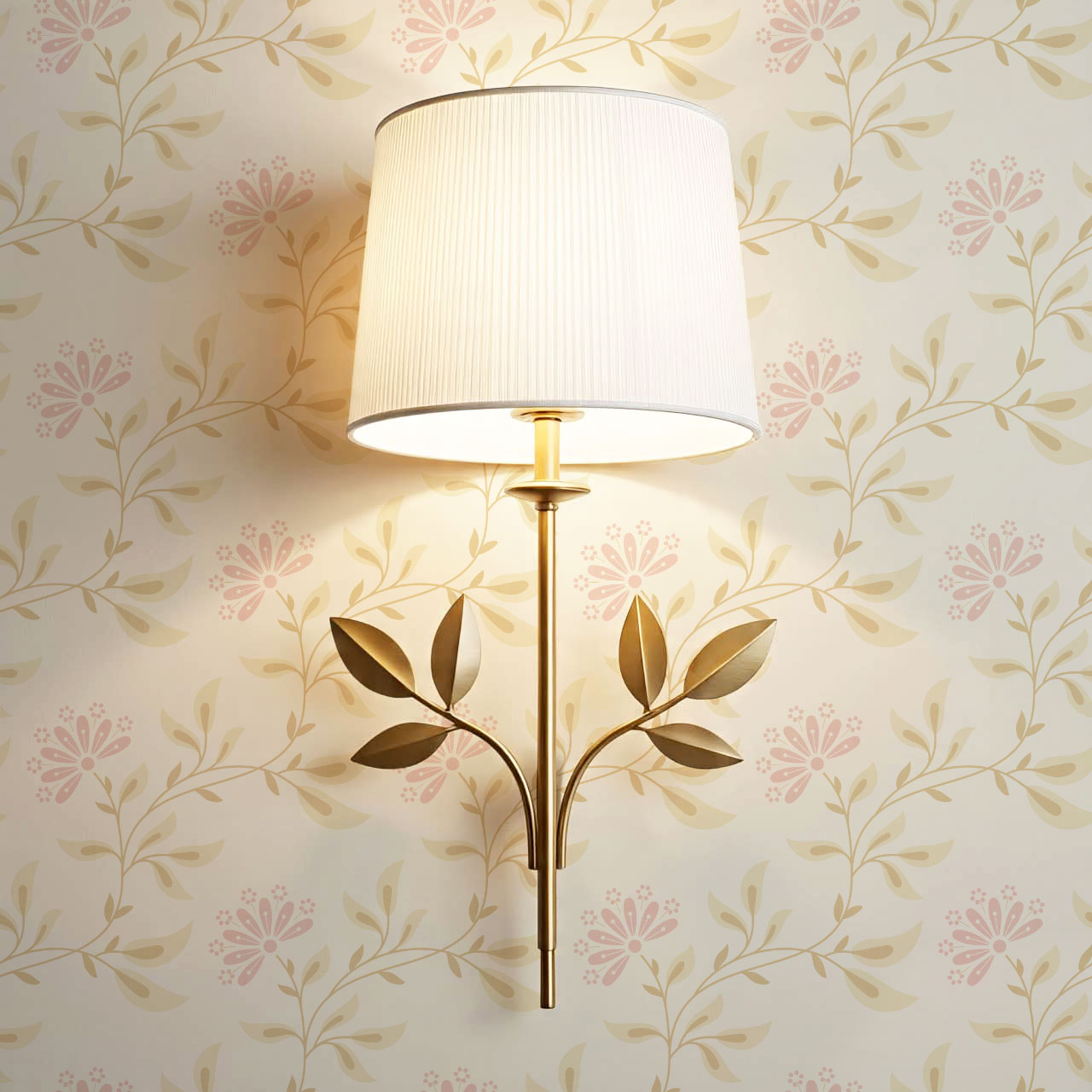 Piper Meadow Waltz Pink Butter Wallpaper