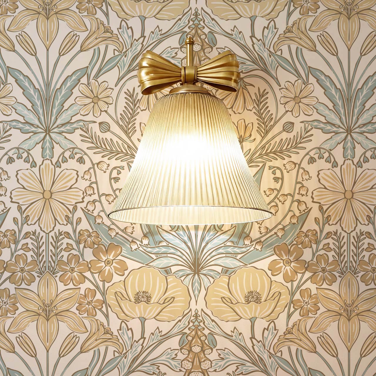 Piret Large Whispering Wildflowers Honey Cream Wallpaper