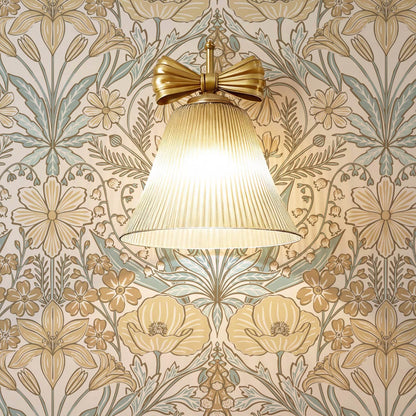 Piret Large Whispering Wildflowers Honey Cream Wallpaper