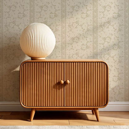 Priscila Heirloom Petal Stripe Neutral Wallpaper
