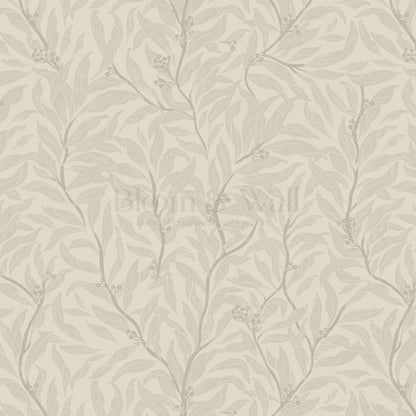 Quinn Trailing Vines Beige Wallpaper