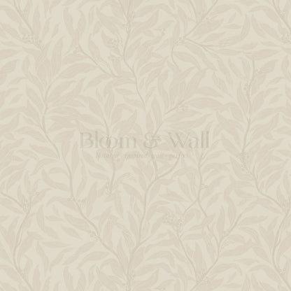 Quinn Trailing Vines Soft Neutral Wallpaper