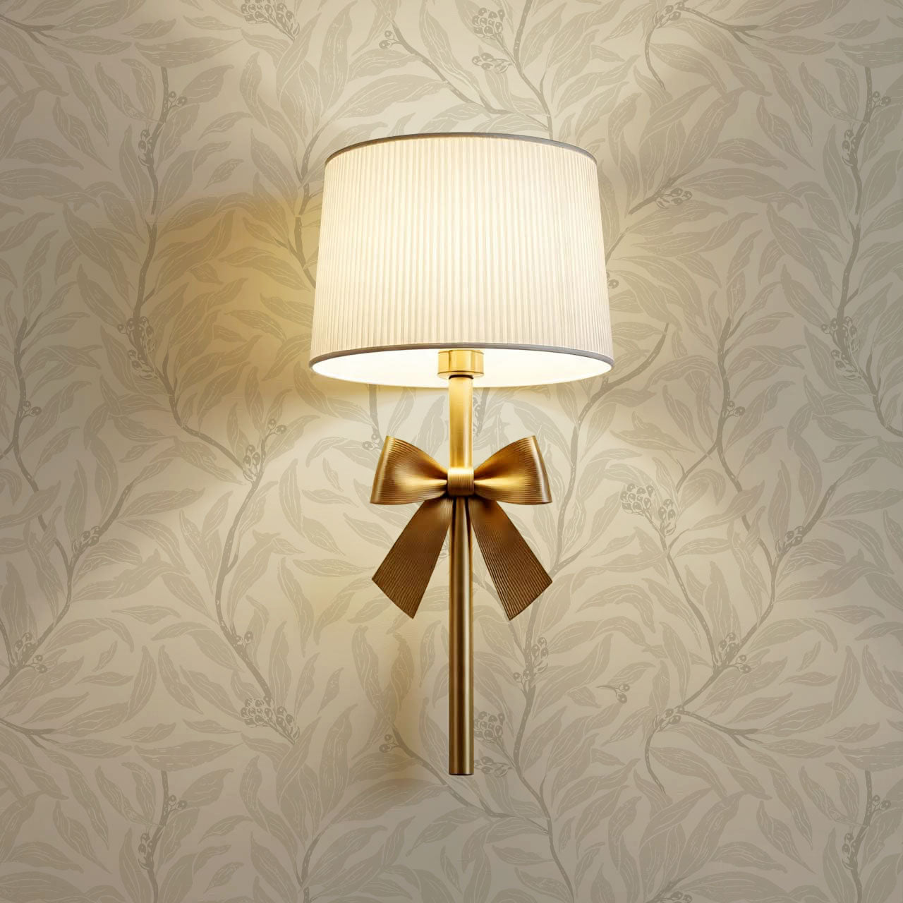 Quinn Trailing Vines Beige Wallpaper