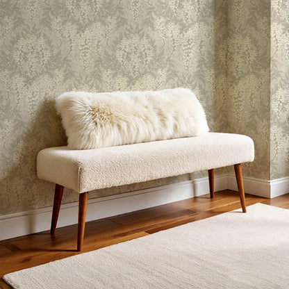 Rahna Wisteria Cluster Stone Cream Wallpaper