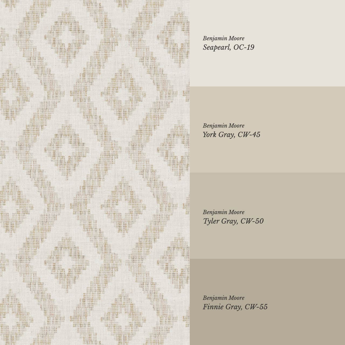 Rodelia Woven Rhythm Neutral Linen Beige Wallpaper