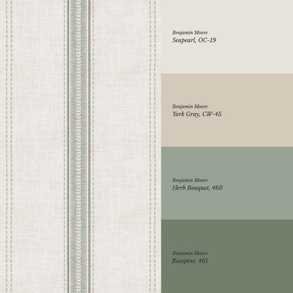 Raissa Linen Trail Neutral Linen Forest Wallpaper