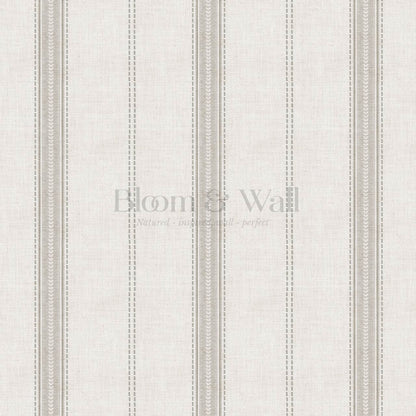Raissa Linen Trail Neutral Linen Taupe Wallpaper