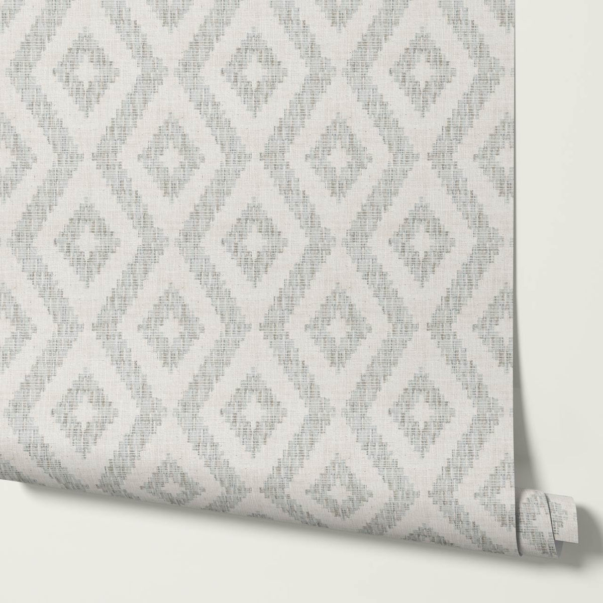 Rodelia Woven Rhythm Neutral Pale Gray Wallpaper