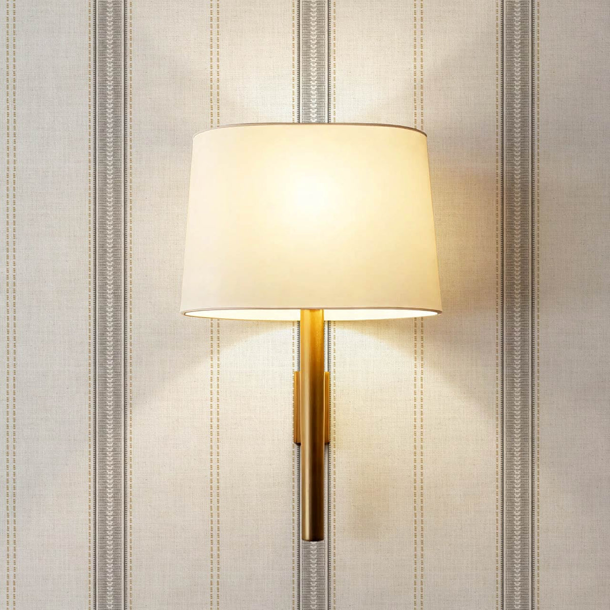 Raissa Linen Trail Neutral Linen Charcoal Wallpaper