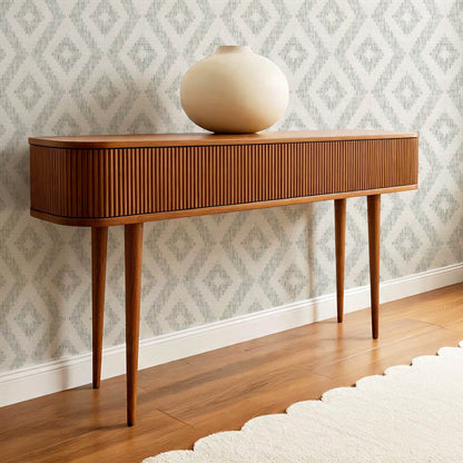 Rodelia Woven Rhythm Neutral Pale Gray Wallpaper