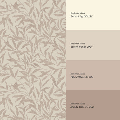 Raya Large Willowmere Pale Mauve Wallpaper