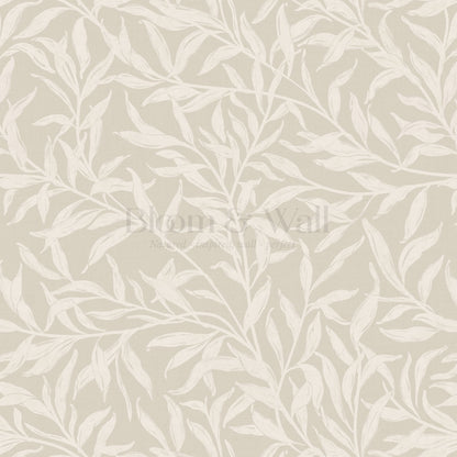 Raya Large Willowmere Vines Beige Neutral Wallpaper
