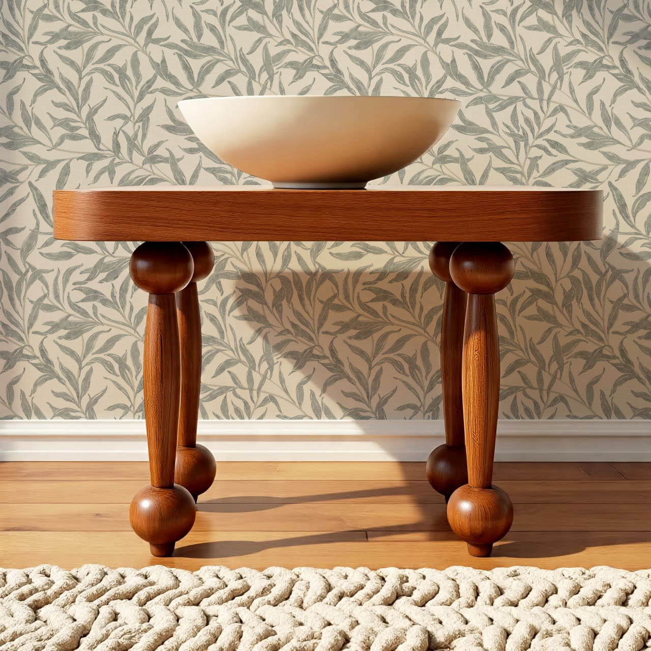 Raya Large Willowmere Dusty Sage Wallpaper