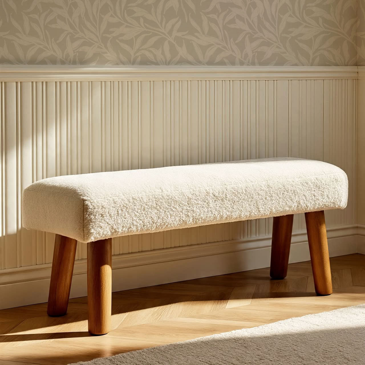 Raya Large Willowmere Vines Beige Neutral Wallpaper