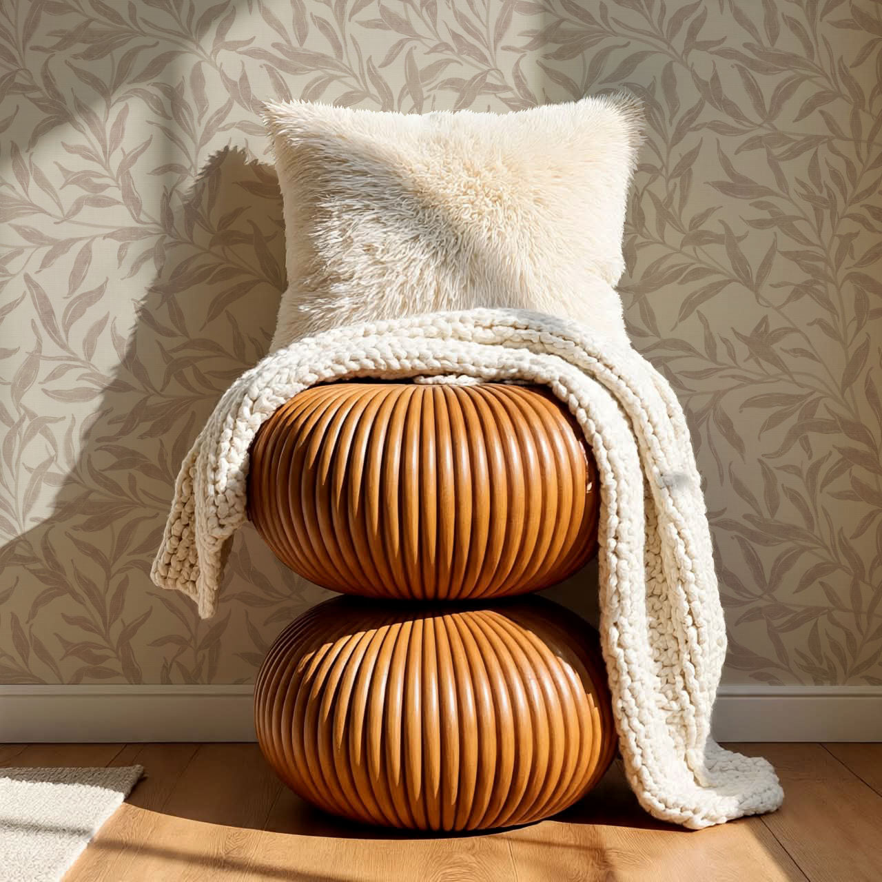 Raya Large Willowmere Pale Mauve Wallpaper
