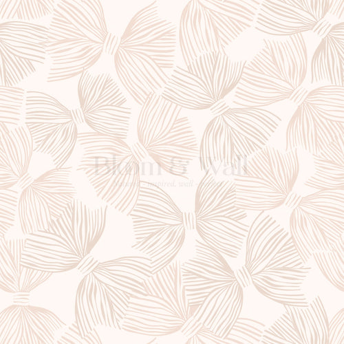 Color Soft Raya Raya Soft Bows Mauve Wallpaper – Bloom & Wall