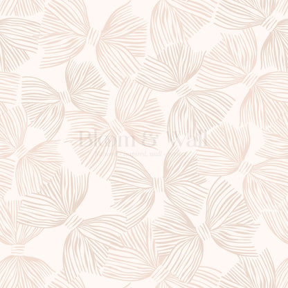 Raya Soft Bows Mauve Wallpaper