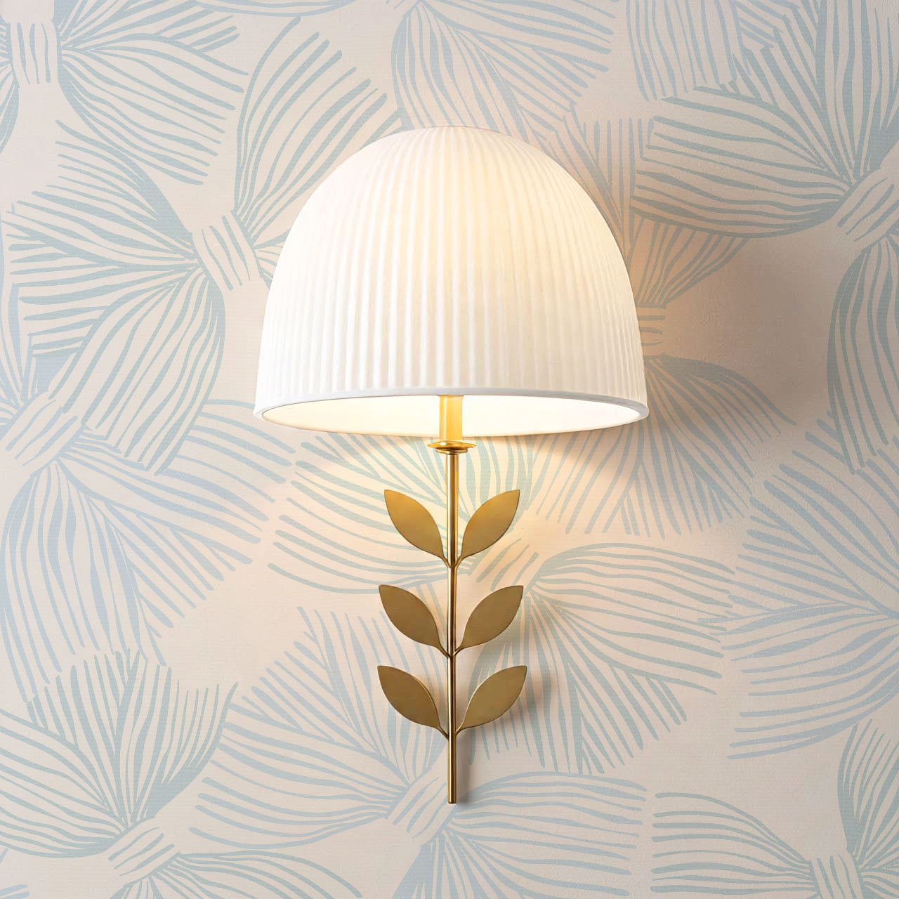 Raya Soft Bows Blue Wallpaper