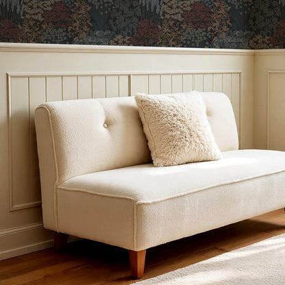 Reese Garden Bloom Moody Brown Wallpaper