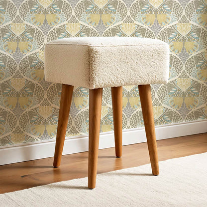 Reet Butterfly Wings Olive Gold Wallpaper
