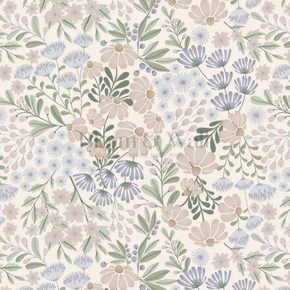 Reign Floral Wilderness Garden Sky Wallpaper