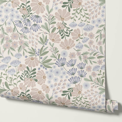 Reign Floral Wilderness Garden Sky Wallpaper