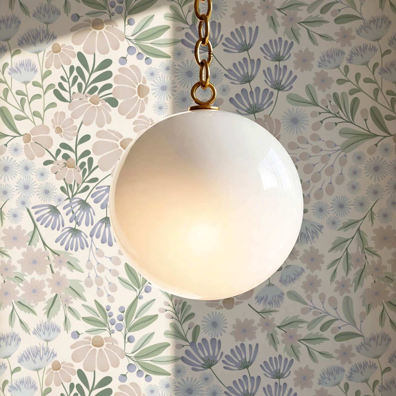 Reign Floral Wilderness Garden Sky Wallpaper