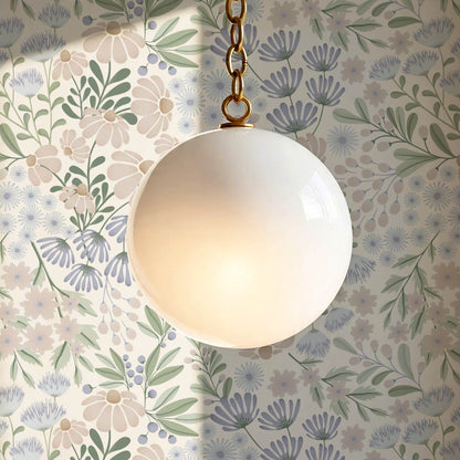 Reign Floral Wilderness Garden Sky Wallpaper