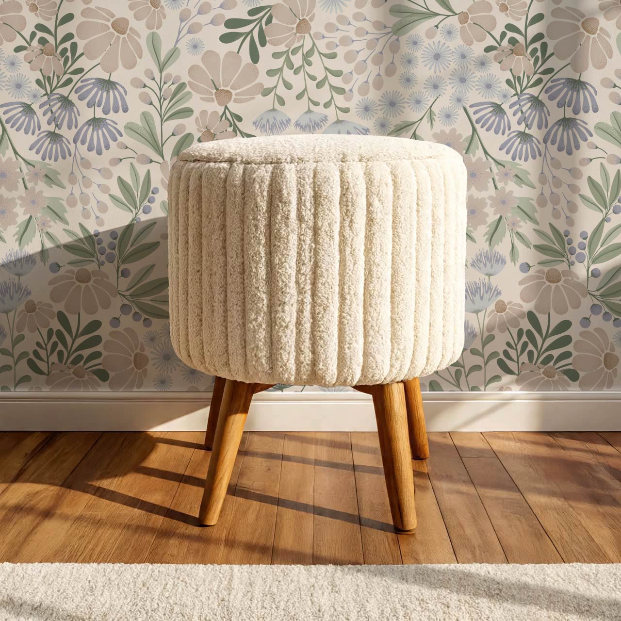 Reign Floral Wilderness Garden Sky Wallpaper