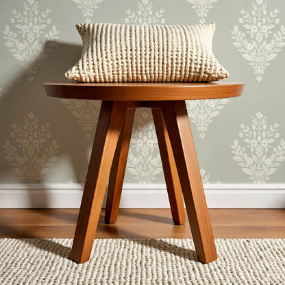 Renata Floral Medallion Sage Cream Wallpaper
