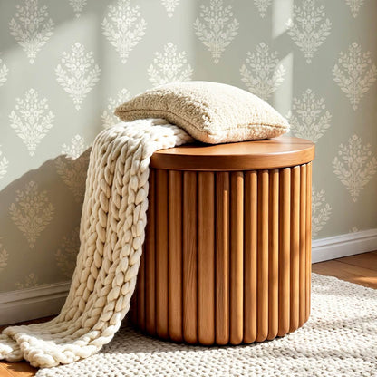 Renata Floral Medallion Sage Cream Wallpaper