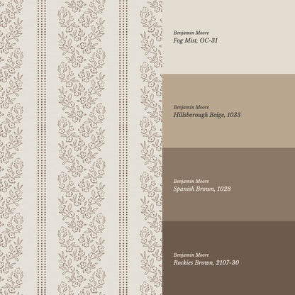 Renée Woven Clay Botanicals Wallpaper
