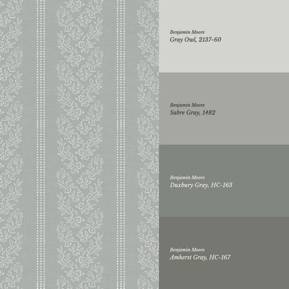 Renée Woven Sage Botanicals Wallpaper