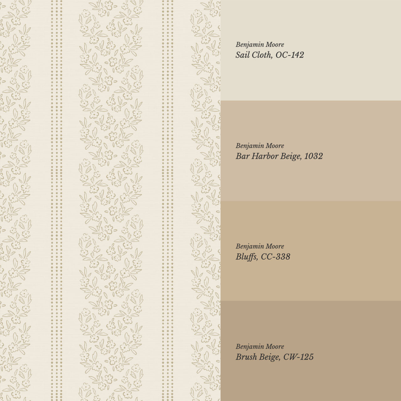 Renée Woven Wheat Botanicals Wallpaper