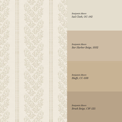 Renée Woven Wheat Botanicals Wallpaper