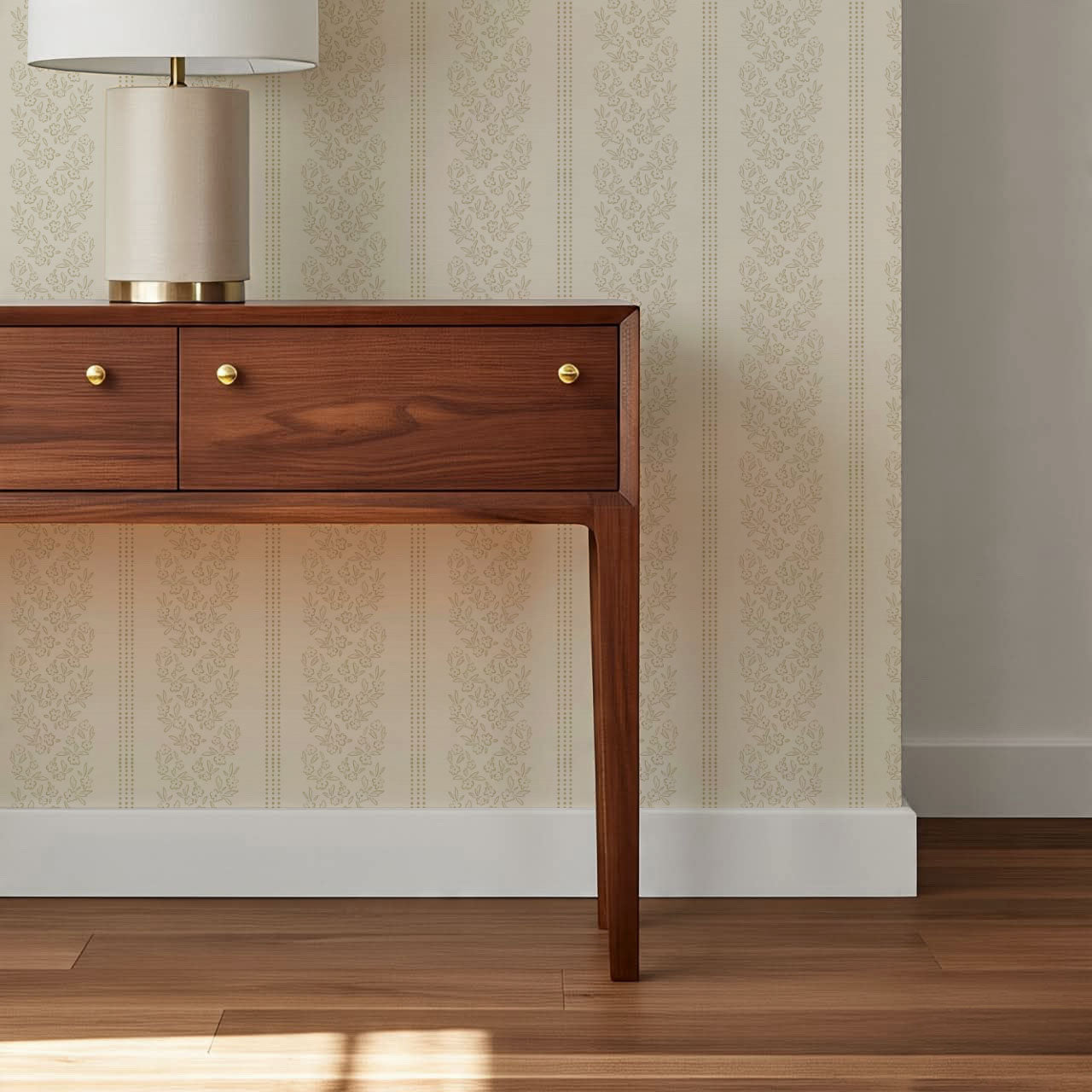 Renée Woven Wheat Botanicals Wallpaper