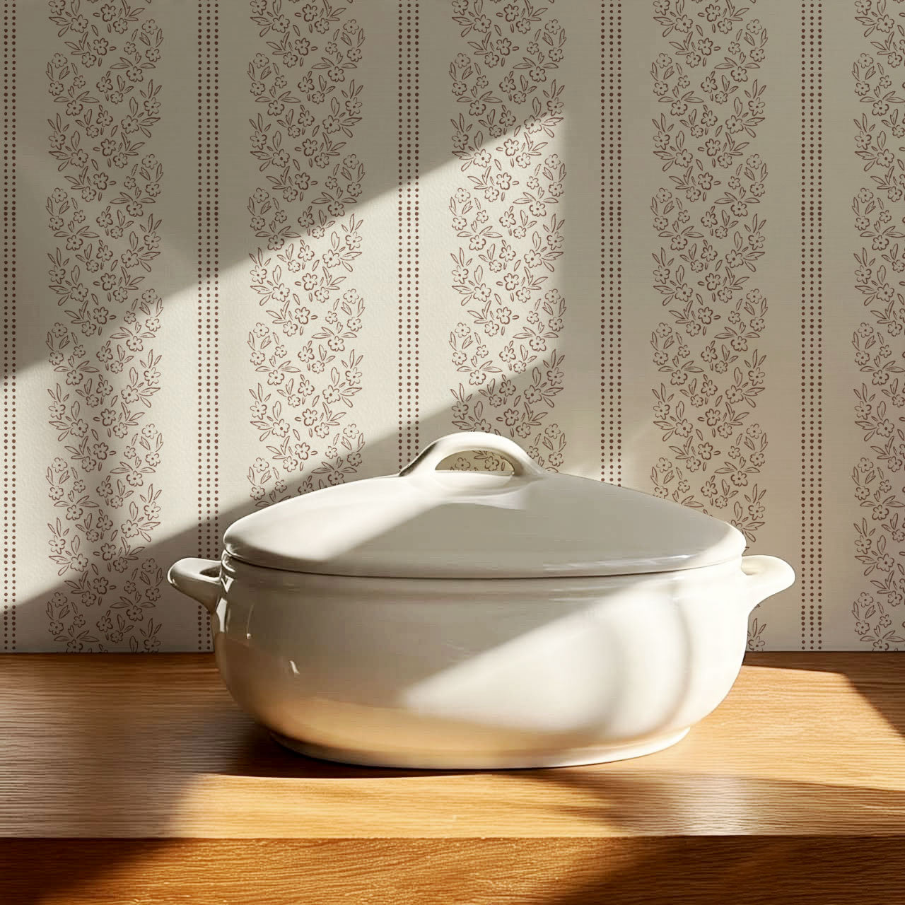 Renée Woven Clay Botanicals Wallpaper