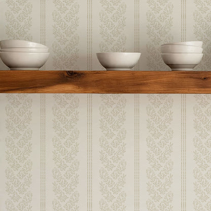 Renée Woven Wheat Botanicals Wallpaper