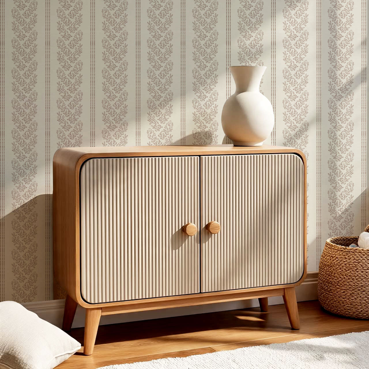 Renée Woven Clay Botanicals Wallpaper