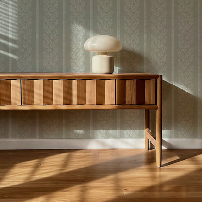 Renée Woven Sage Botanicals Wallpaper