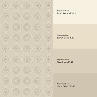 Reyna Broché Taupe Wallpaper