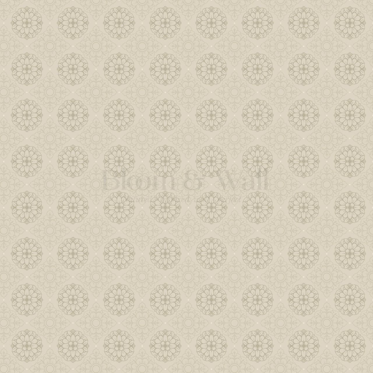 Reyna Broché Taupe Wallpaper