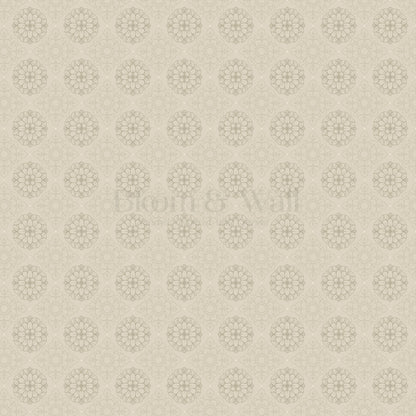 Reyna Broché Taupe Wallpaper