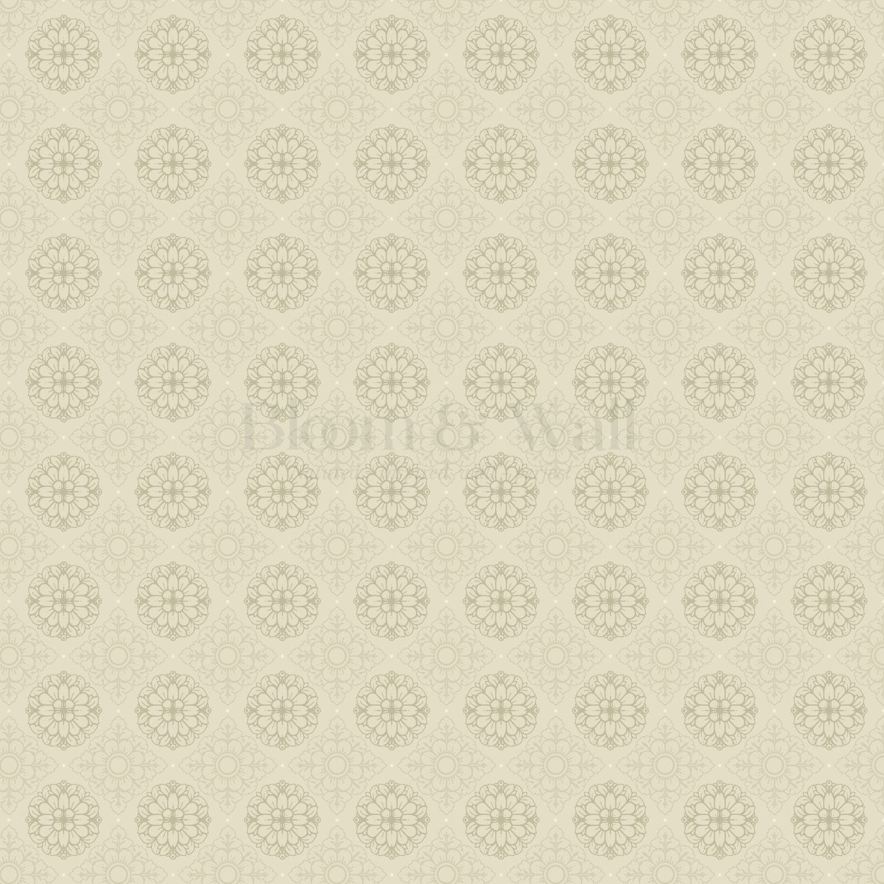 Reyna Broché Beige Wallpaper